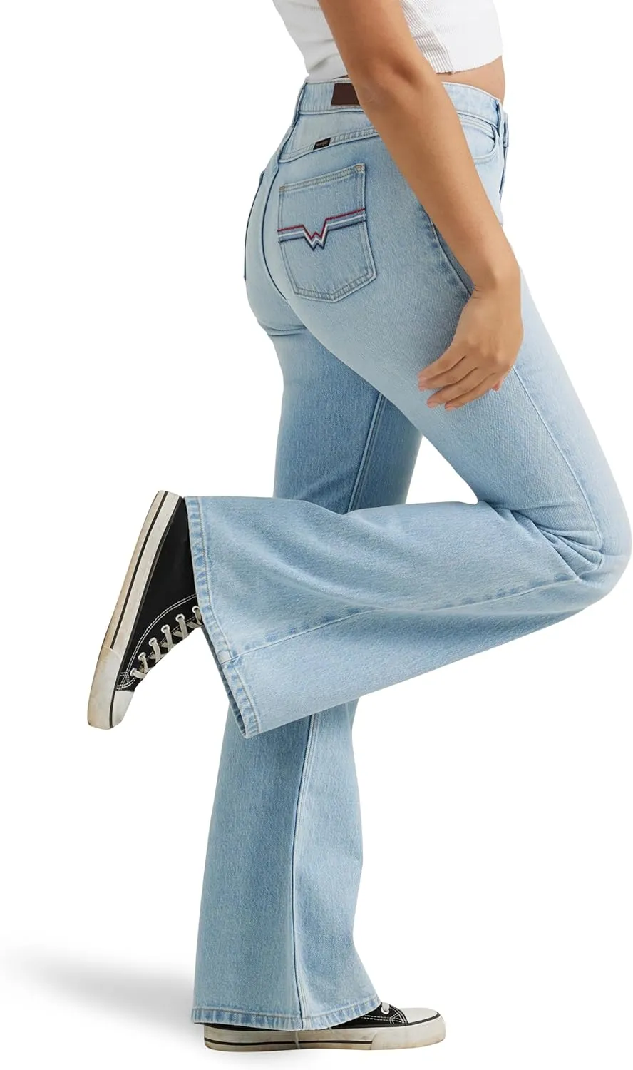 Wrangler Women's High Waisted Fierce Flare Jean
