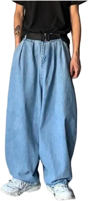 Y2k Baggy Jeans Oversized Jeans Vintage Wide Leg Denim Pants Grunge Skater Jeans Hip Hop Jeans for Men