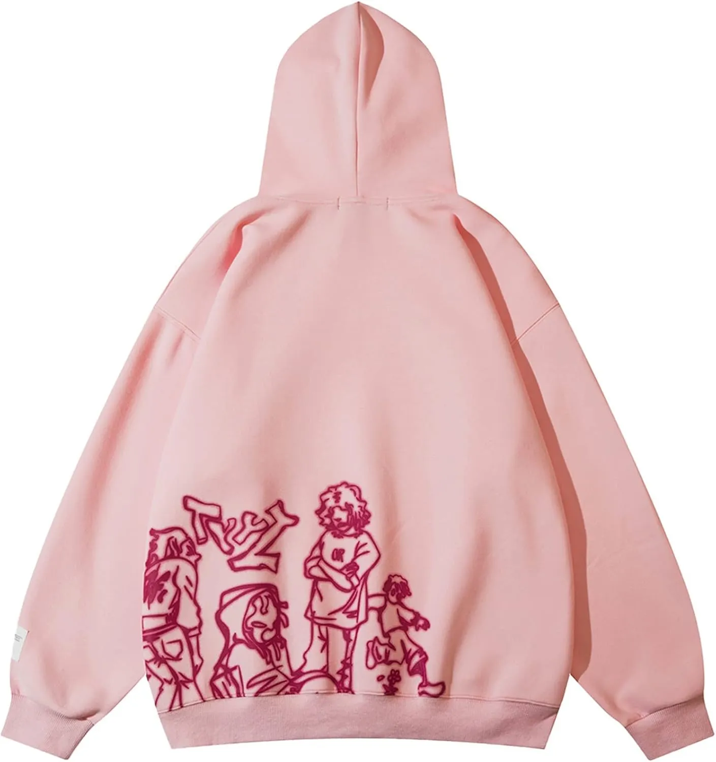 YEOU Men's Fashion Pullover Hoodie Sweatshirt Fleece Y2K Harajuku Hip Hop Streetwear Casual Sweatshirt Hooded