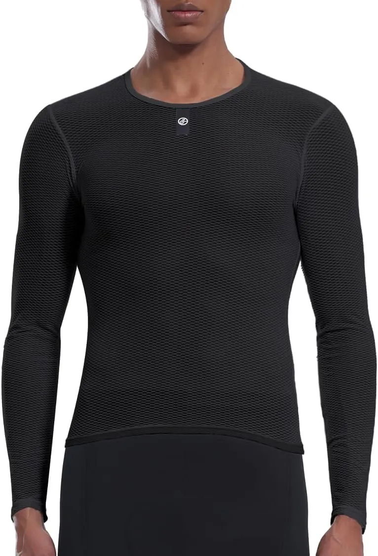 YKYWBIKE Men's Cycling Base Layer Sleeveless Cycling Jersey Men Quick Dry Bicycle Undershirt Mesh Bike Base Layer Vests