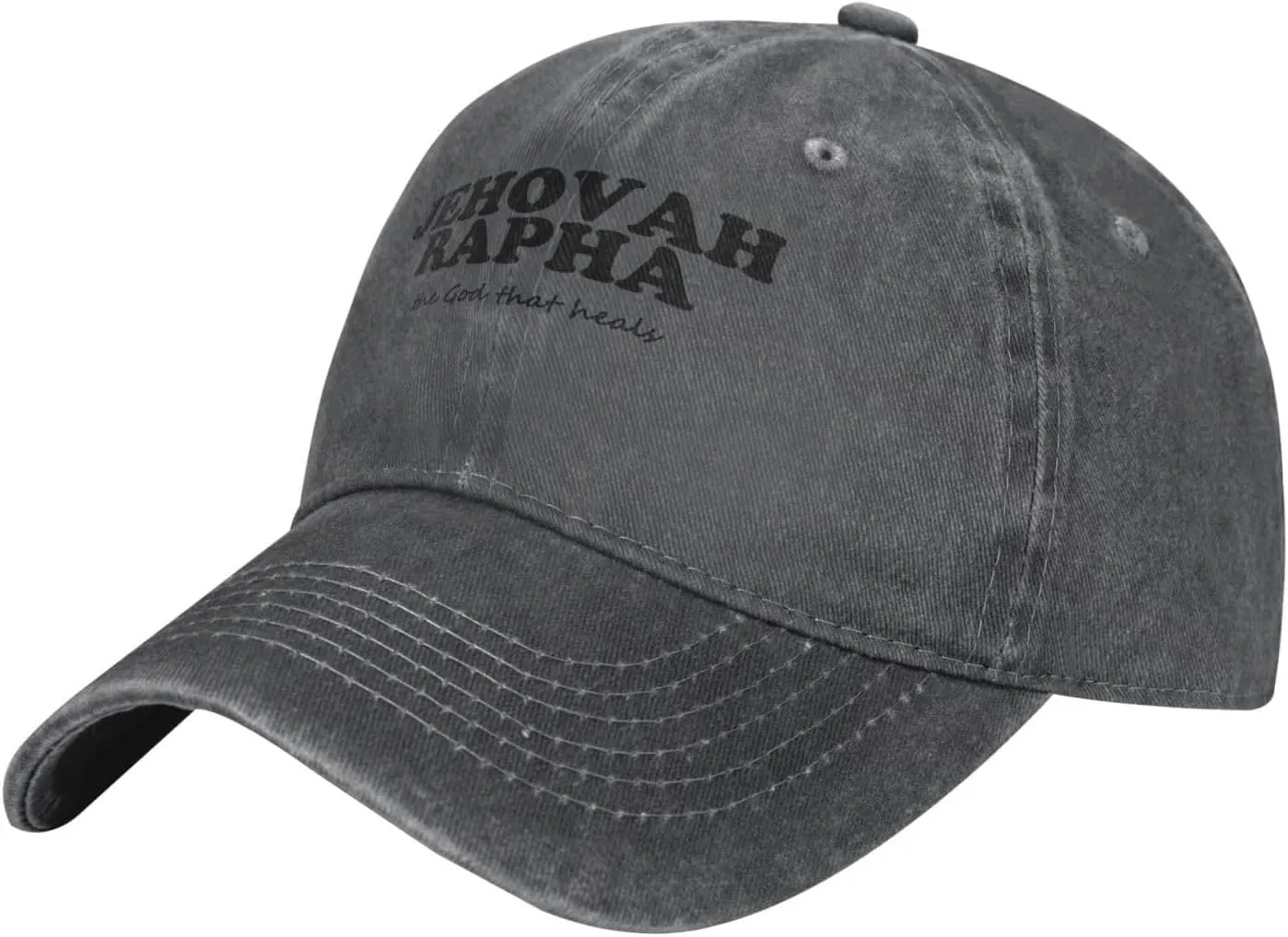 YvoneDBrownn Original Low Profile Baseball Cap Jehovah Rapha The God Who Heals Hat Men Women Dad Hat Adjustable Deep Heather