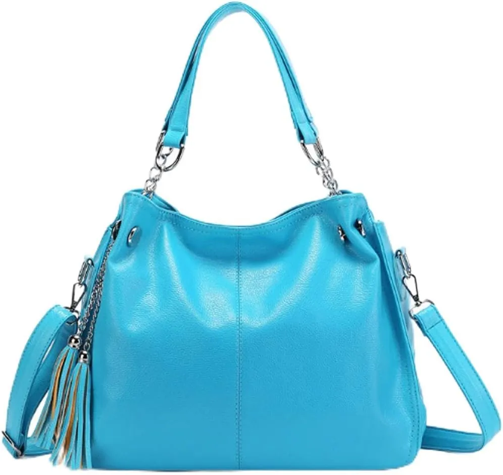 ZiMing Women Handbag Soft PU Leather Fashion Shoulder Bag Large Capacity Crossbody Bag