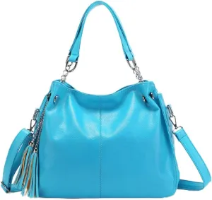 ZiMing Women Handbag Soft PU Leather Fashion Shoulder Bag Large Capacity Crossbody Bag