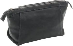 Zippered Travel Kit, Charcoal, One Size